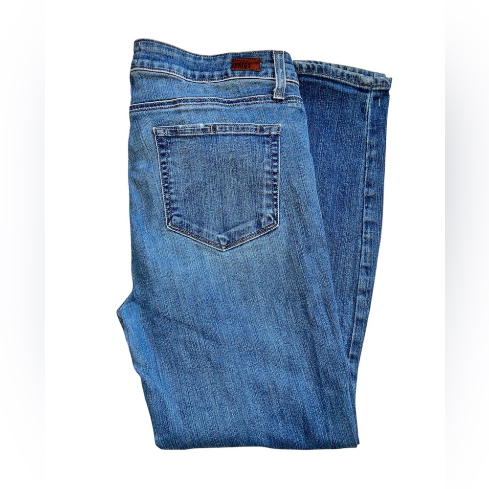 Women's Paige Verdugo Ankle Distressed Denim Jeans size 31